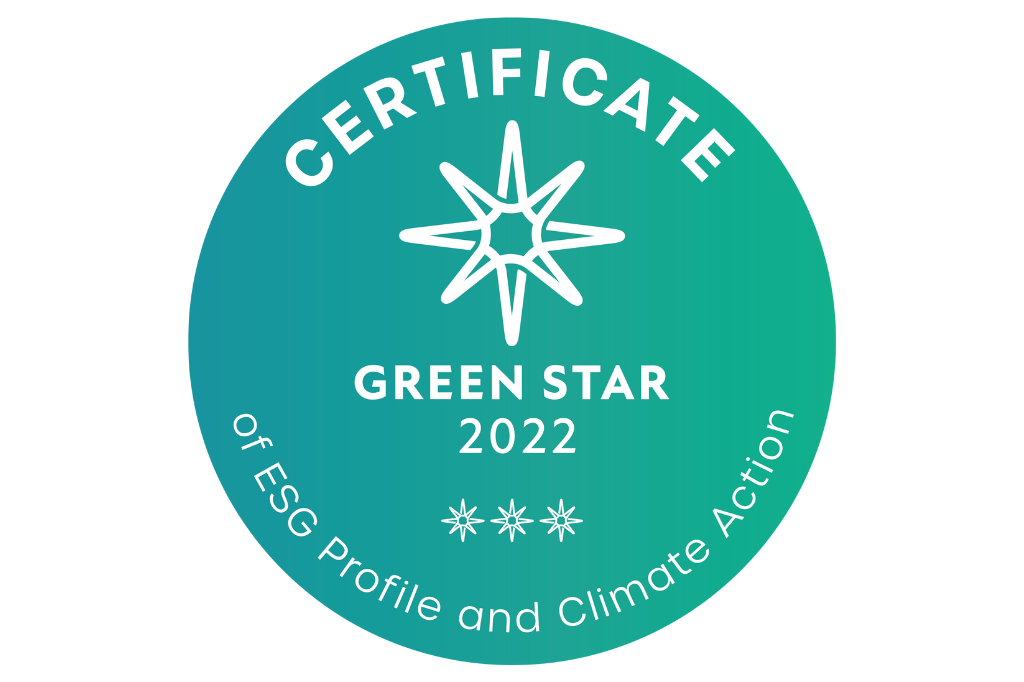 Gorenjska Banka - Prejemnik Green star certifikata